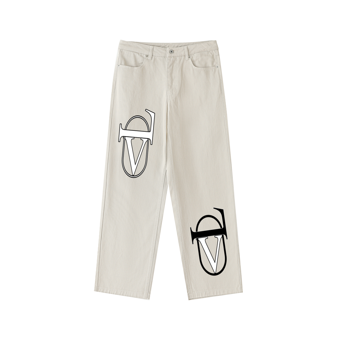 Heavyweight Cotton Straight-Leg Pants