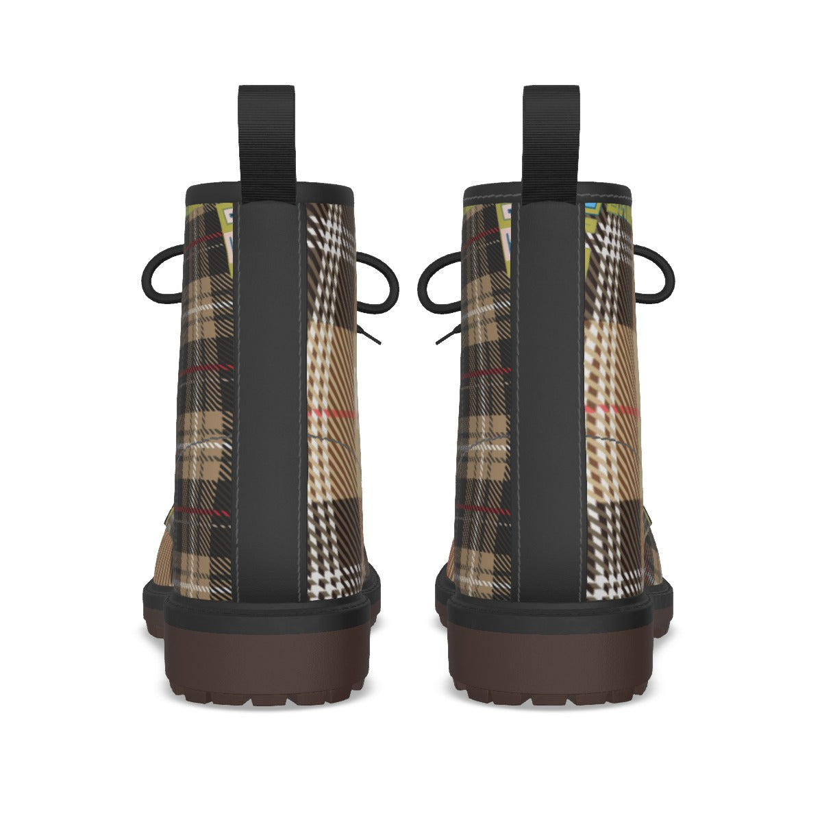All-Over Print Men's Martin Short Boots