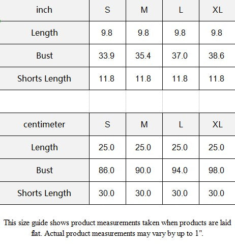 All-Over Print Women's Camisole Shorts Suit