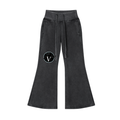 Vintage Washed Flared Fleece Pants