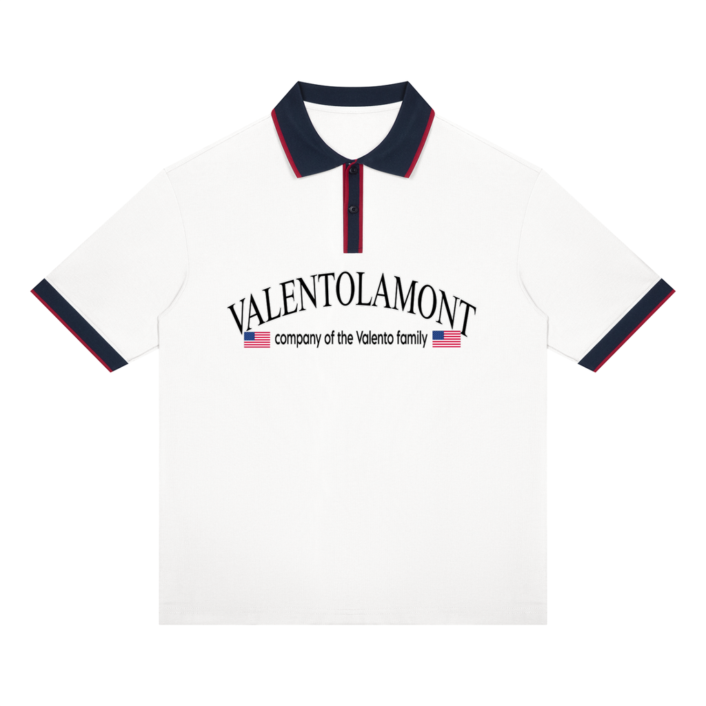 V Block Polo Shirt