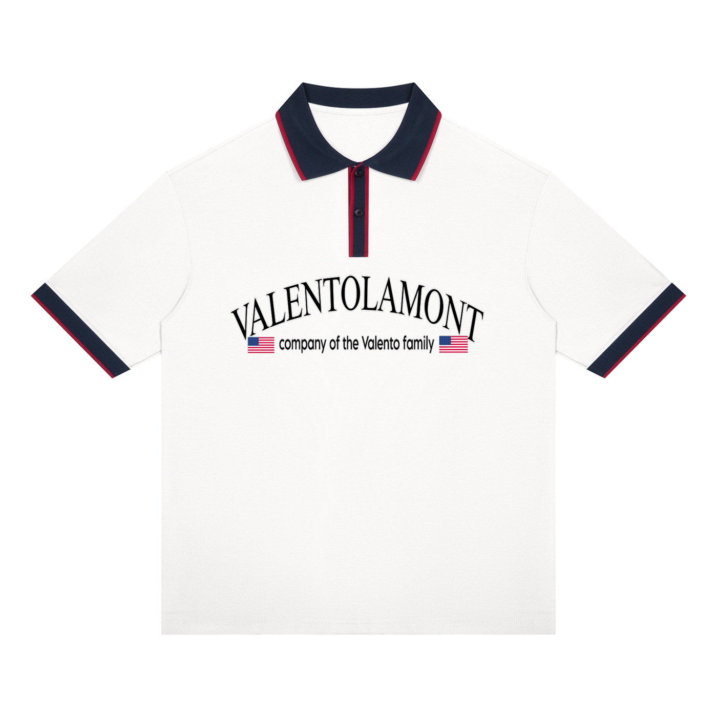 V Block Polo Shirt