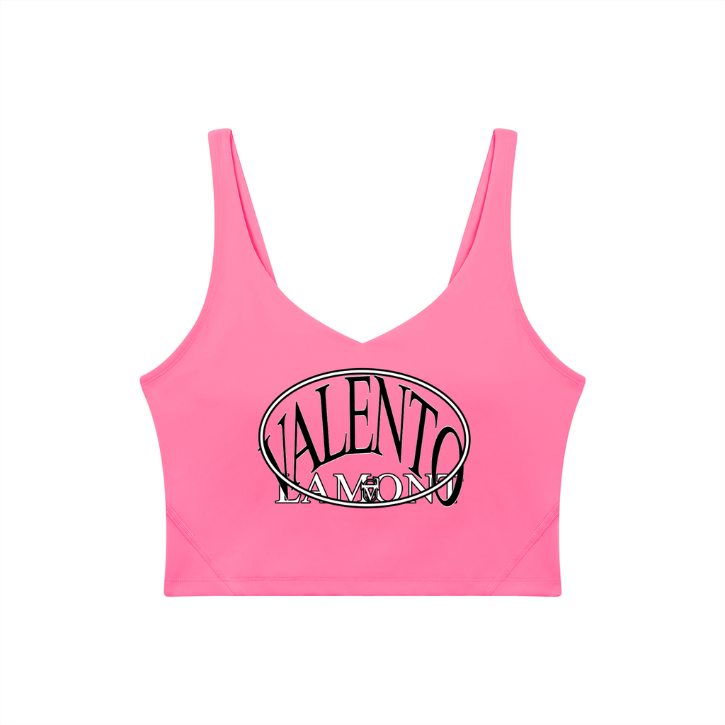 Women's V-Neck Yoga Sports Bra