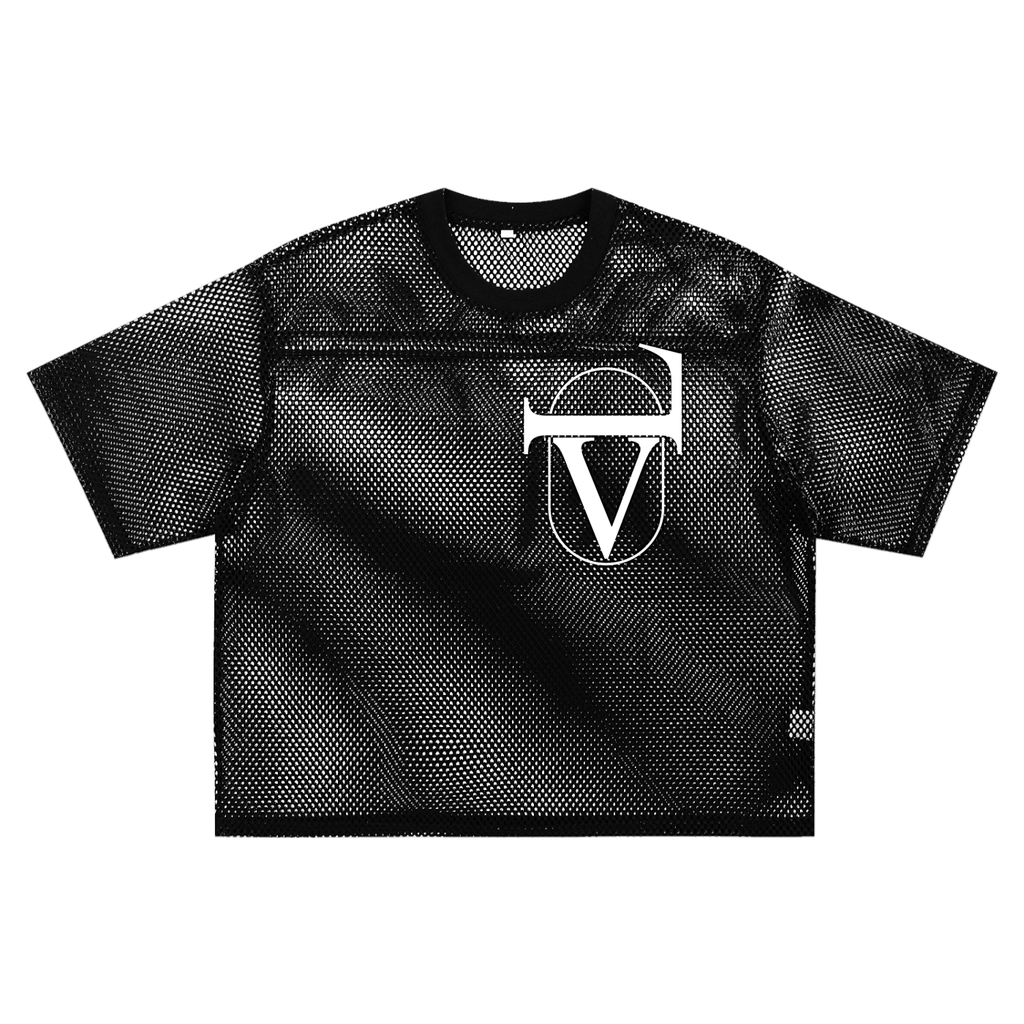 See-through Boxy Net T-shirt