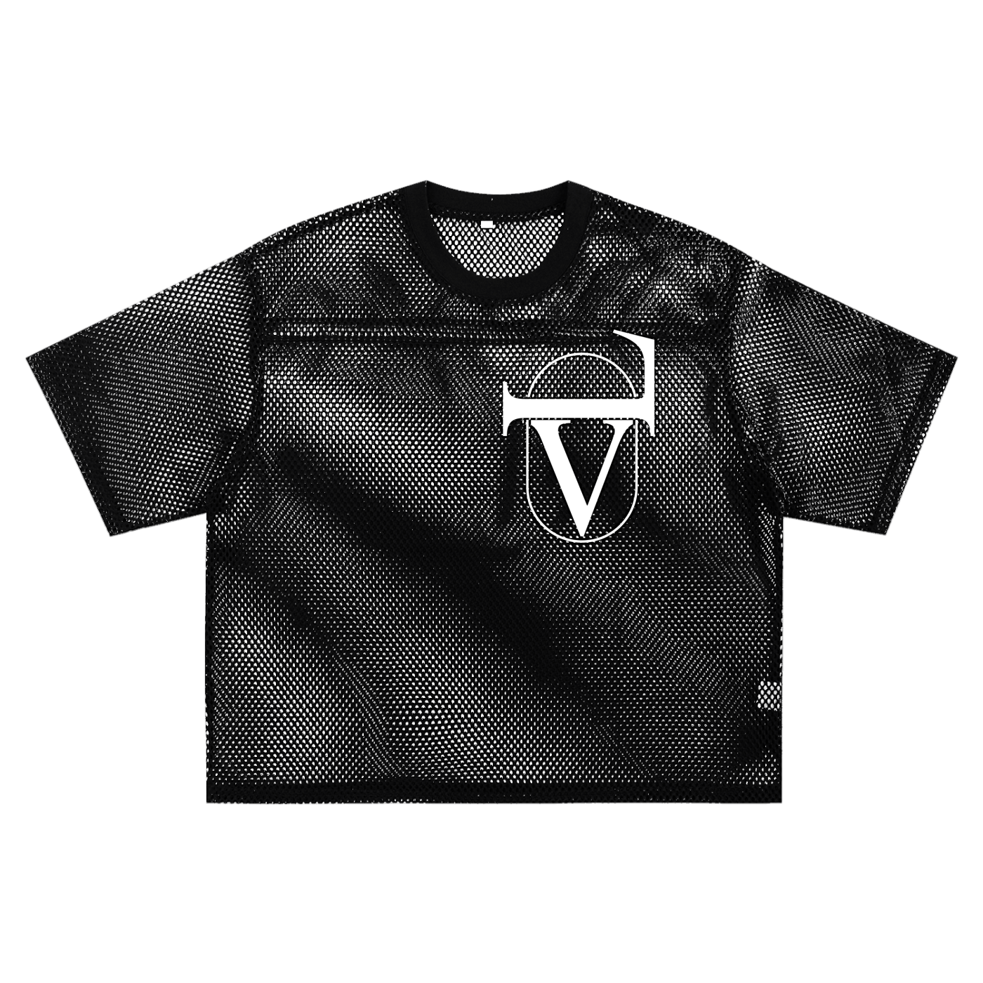 See-through Boxy Net T-shirt