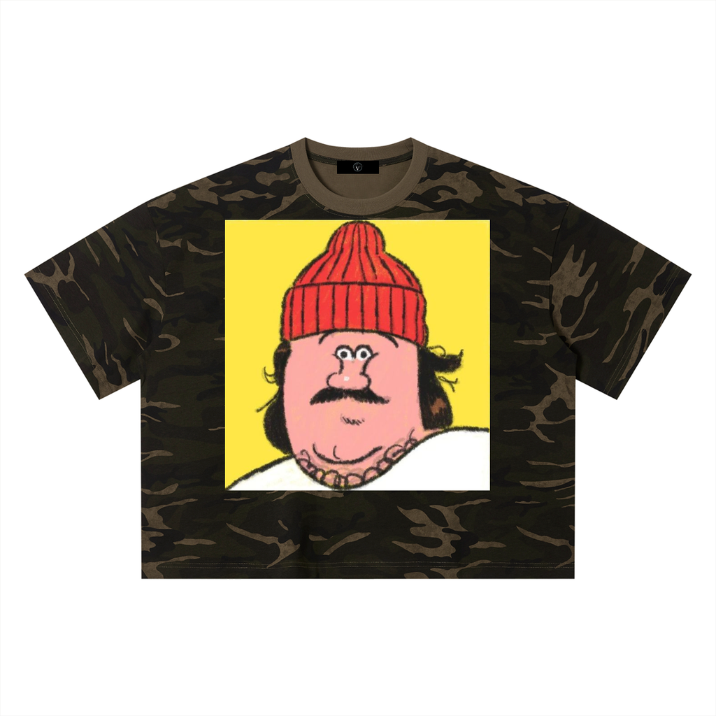 Unisex Camo Boxy T-Shirt