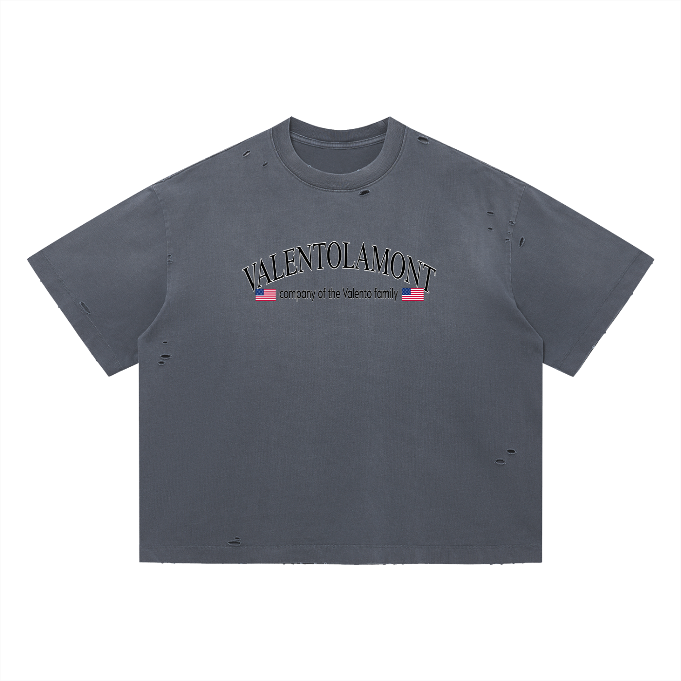 Vintage Washed Distressed Boxy Oversized T-Shirt