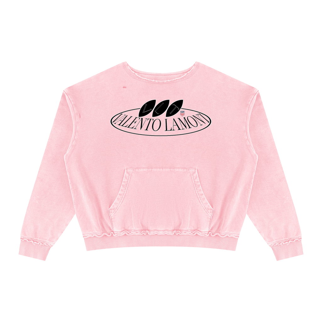 Unisex Raw Edge Crewneck Sweatshirt