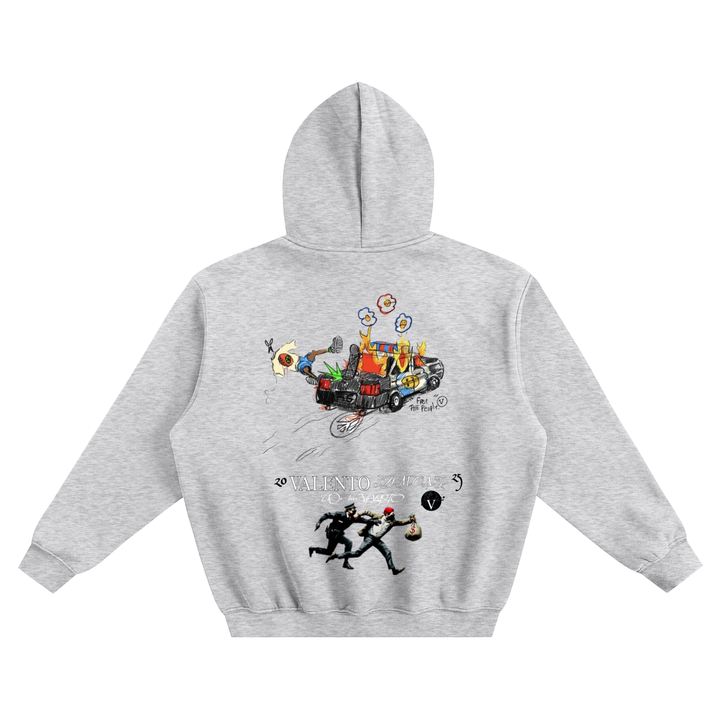 Fleeced Boxy Hoodie