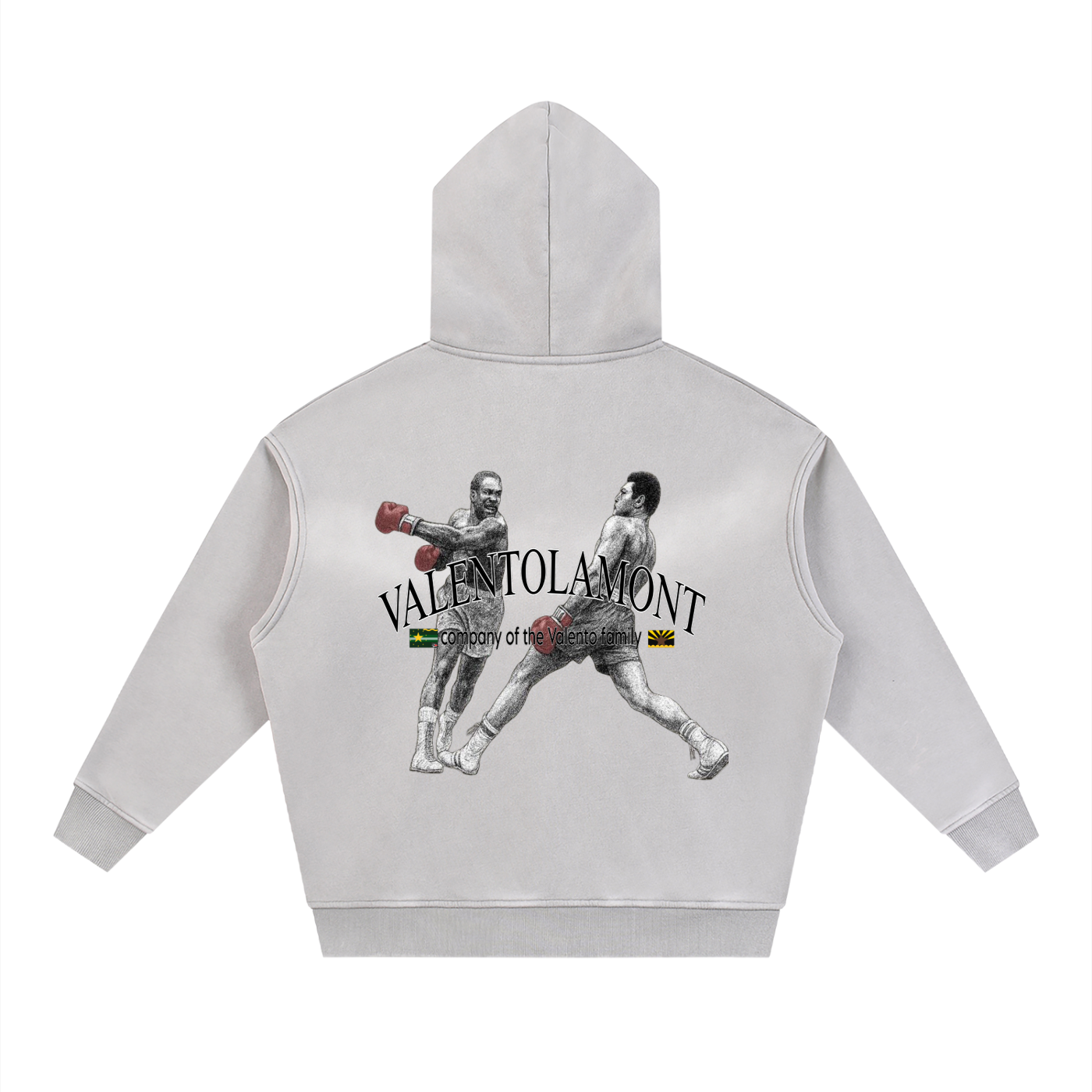Sunfade Two-way Zipper Boxy Fleece Hoodie