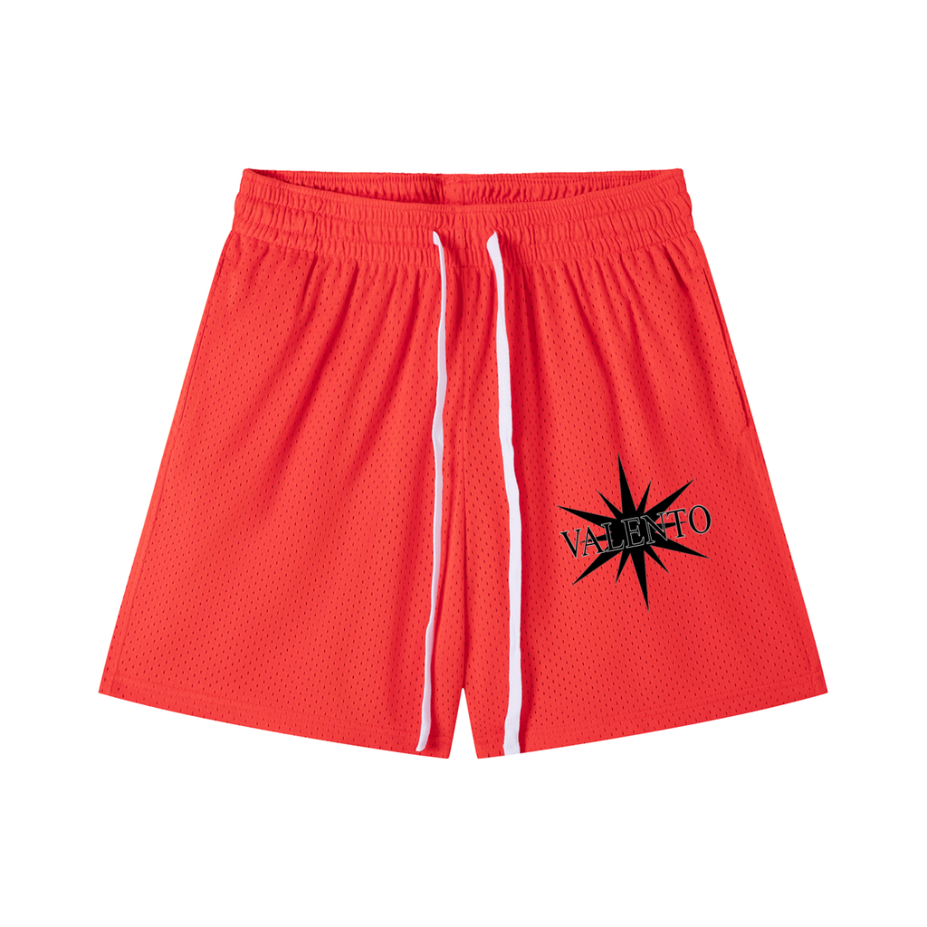 Mesh Drawstring Shorts