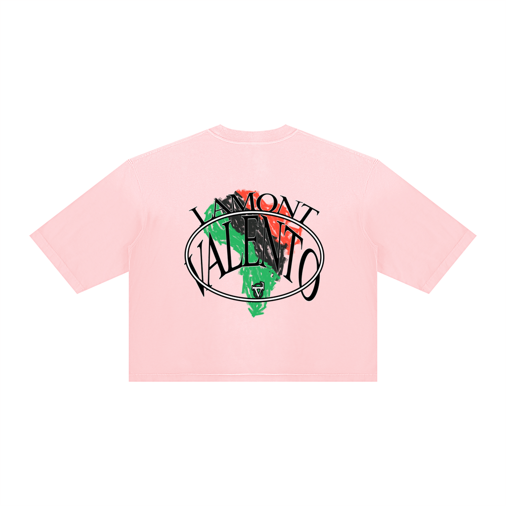V Vintage Wash Sunfade Boxy T-Shirt