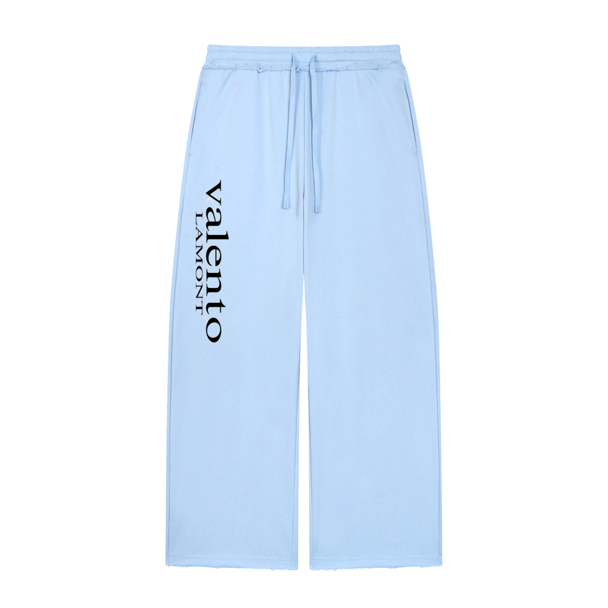 Women’s Wide Leg Raw Edge Sweatpants