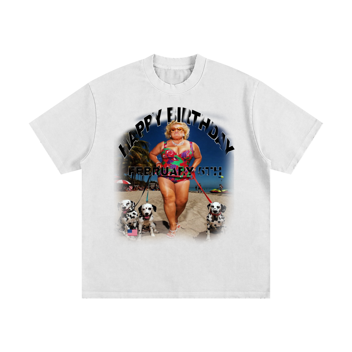 Heavyweight Vintage Washed Frayed T-Shirt