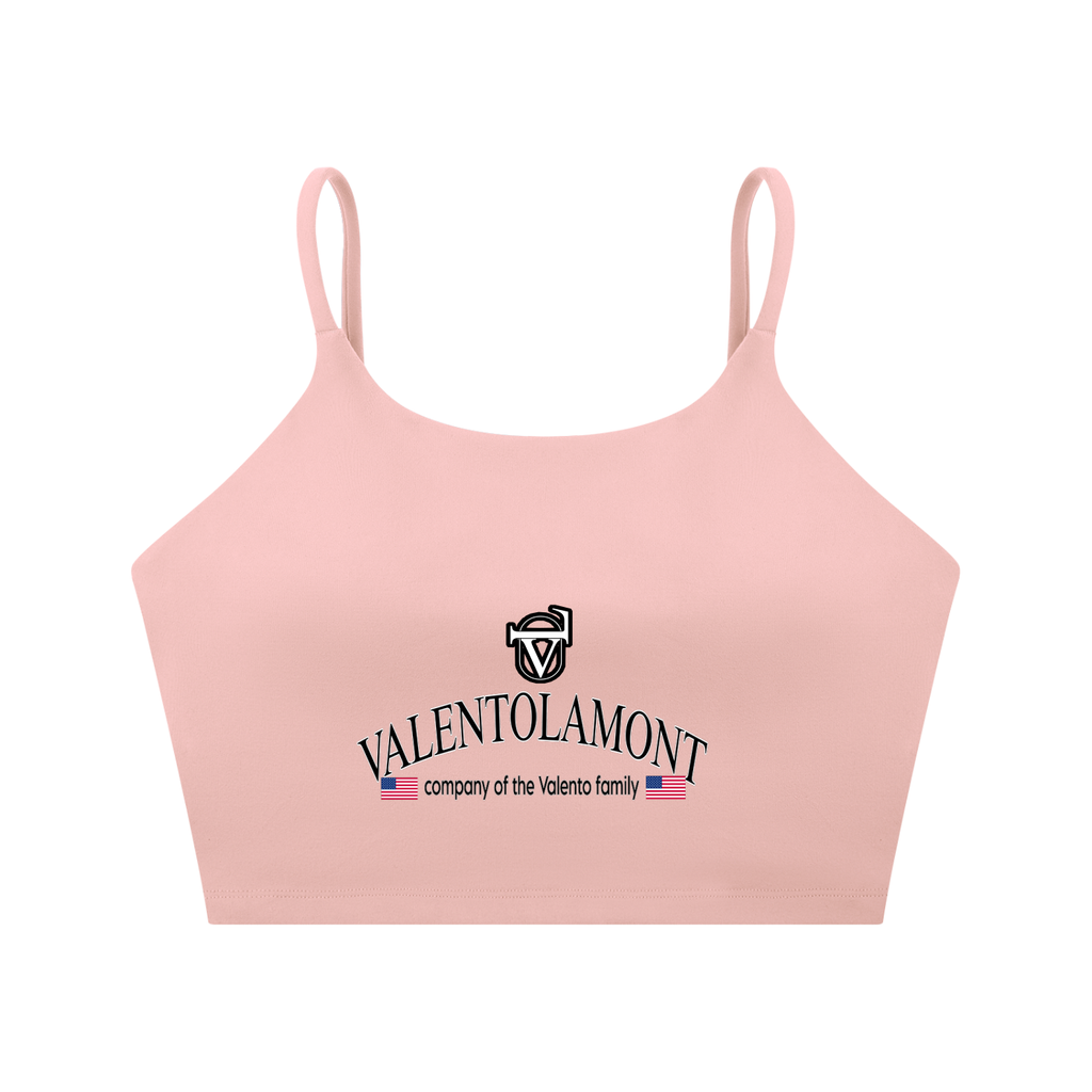 Spaghetti Strap Yoga Sports Bra