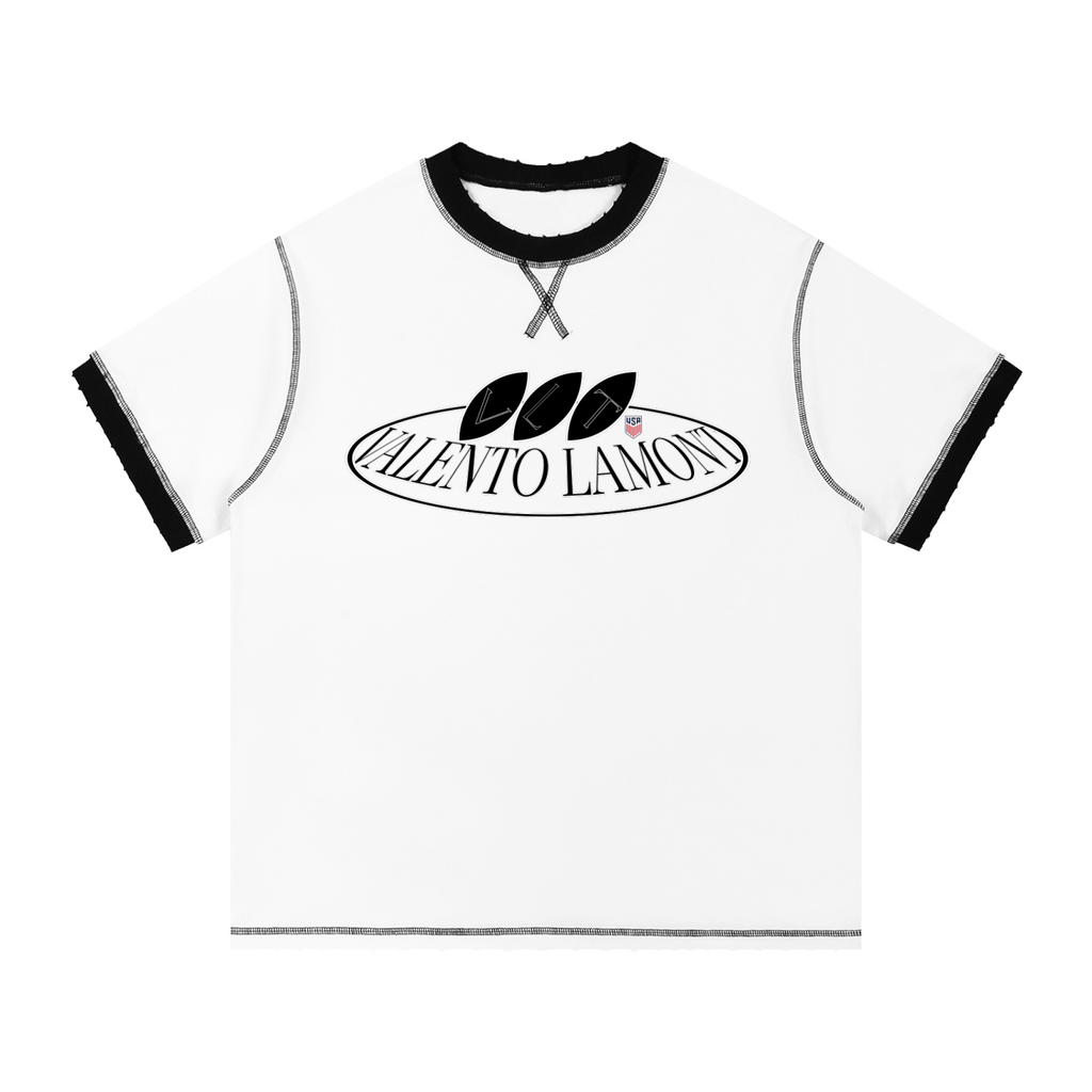 Unisex Contrast-Stitched Ringer T-Shirt