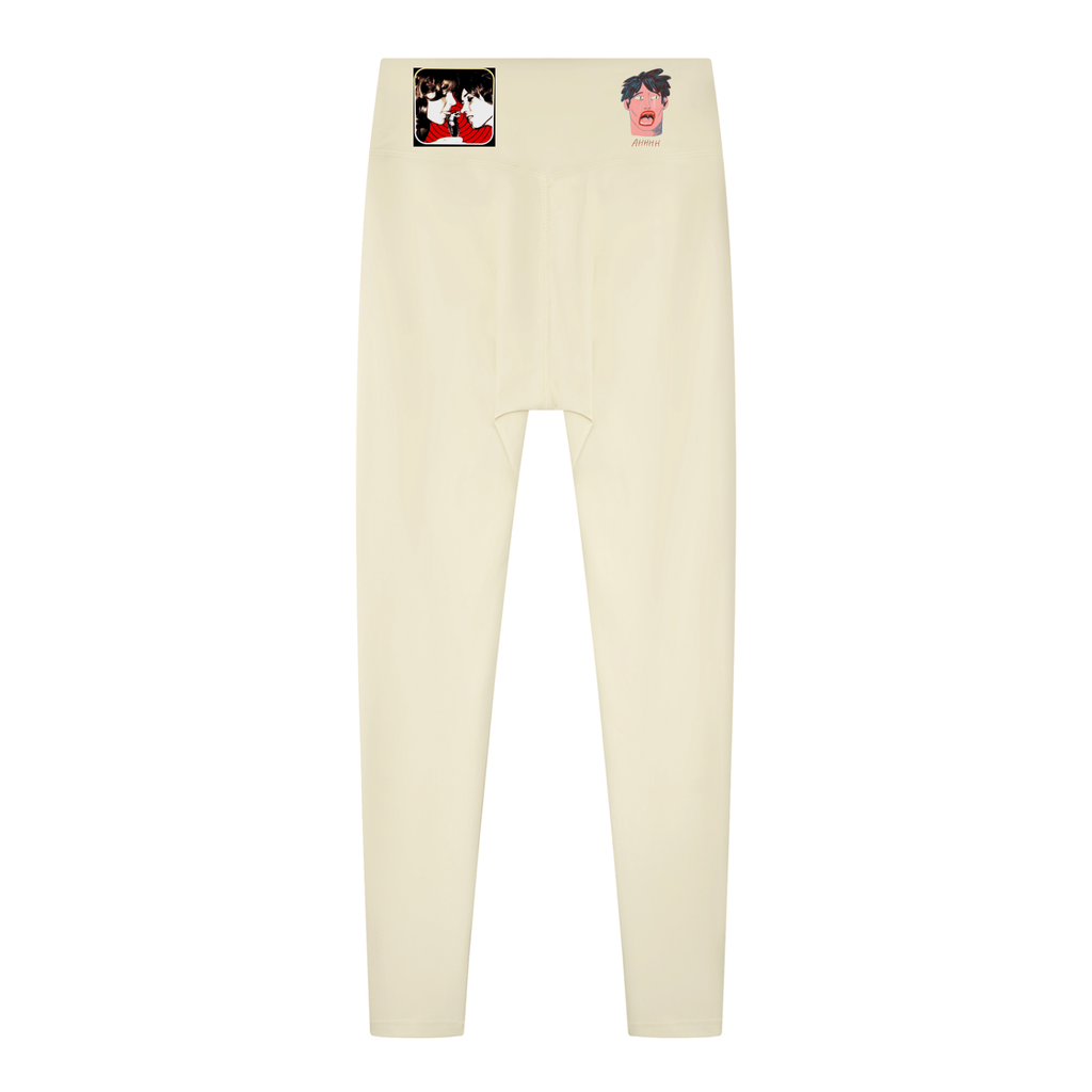 Women's Solid High Rise Leggings