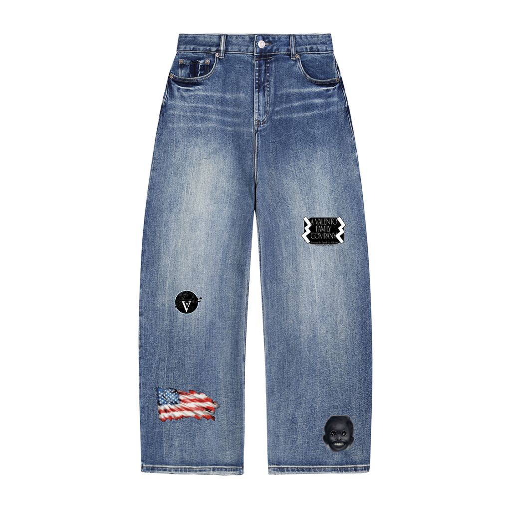Sun Fade Heavyweight Denim Jeans