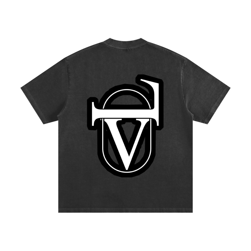 Heavyweight Vintage Washed Frayed T-Shirt