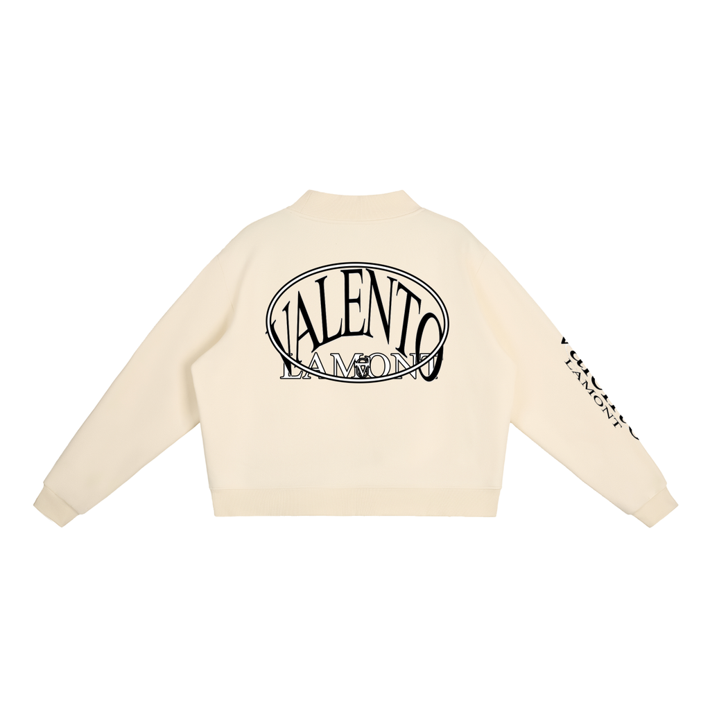Essential Fleece Mock-Neck Crew Sweatshirt