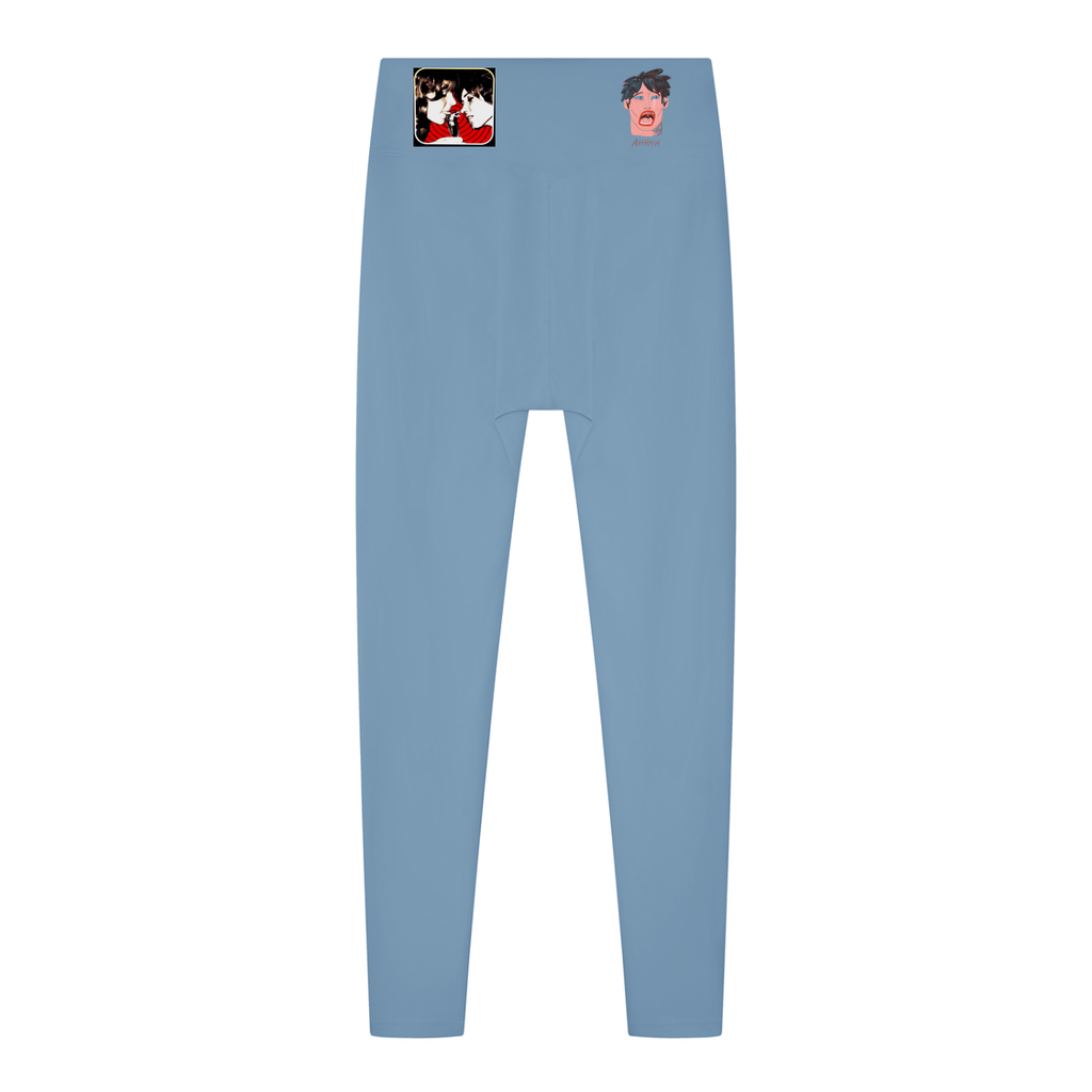 Women's Solid High Rise Leggings