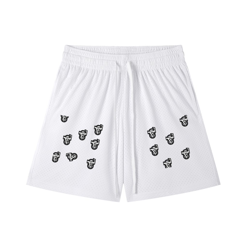 Mesh Drawstring Shorts