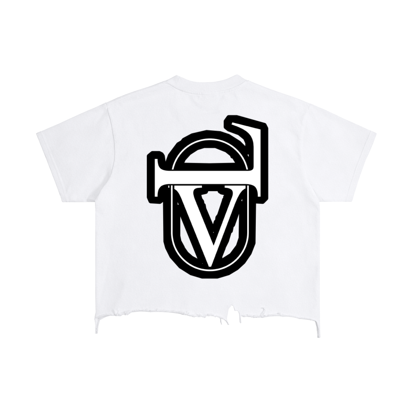 Vintage Wash Boxy Distressed Hem T-Shirt