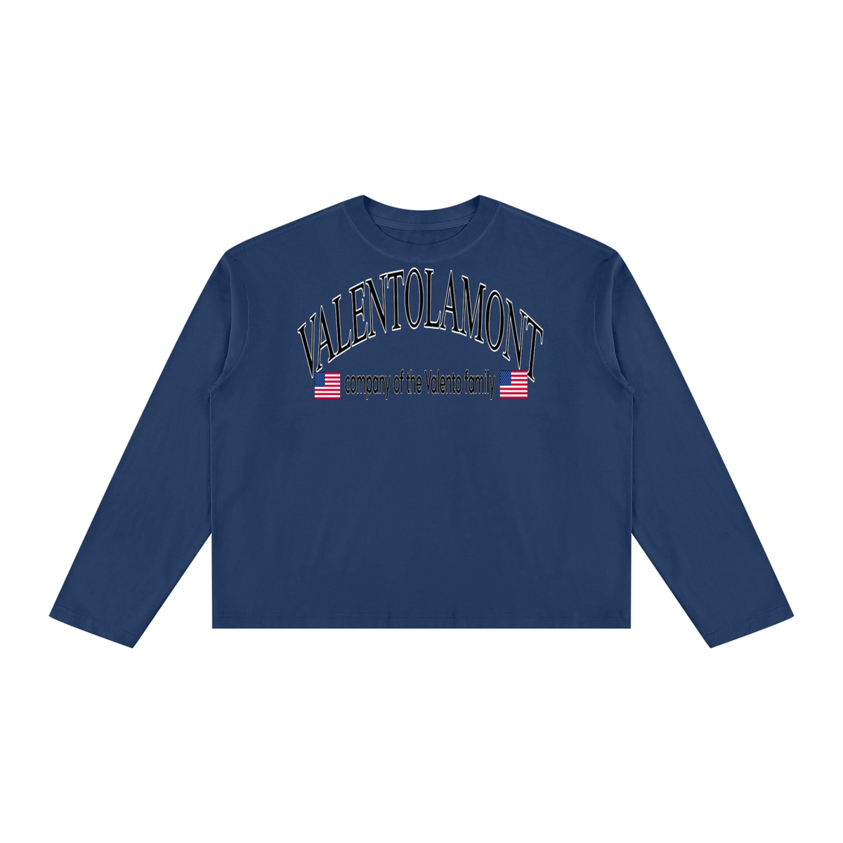 V Vintage Wash Long Sleeve Boxy T-Shirt