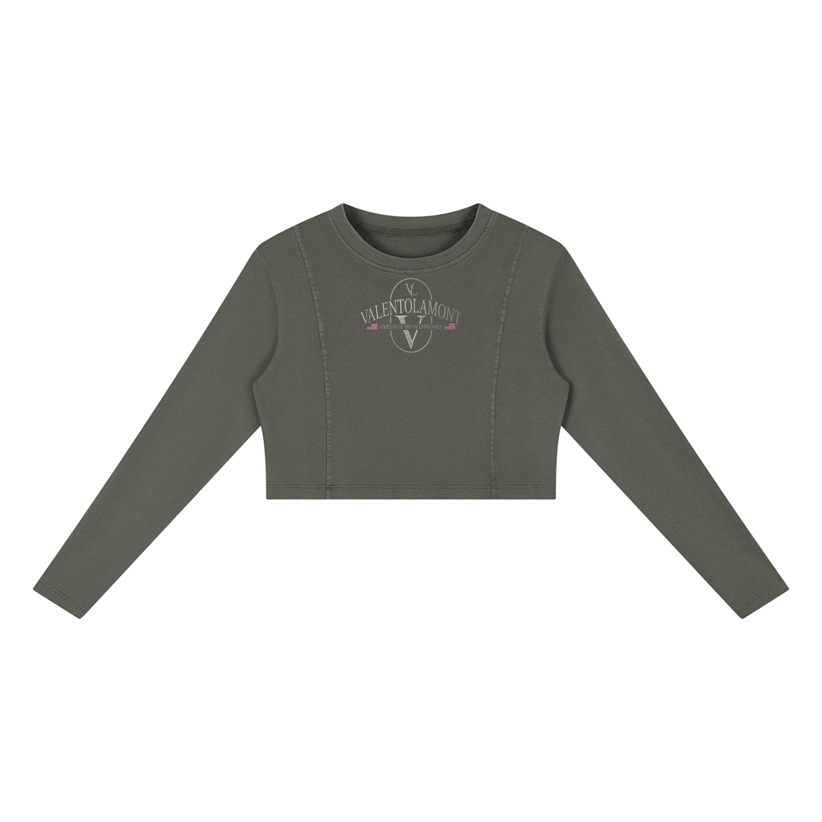 Women's Mineral Wash Crop Sweatshirt