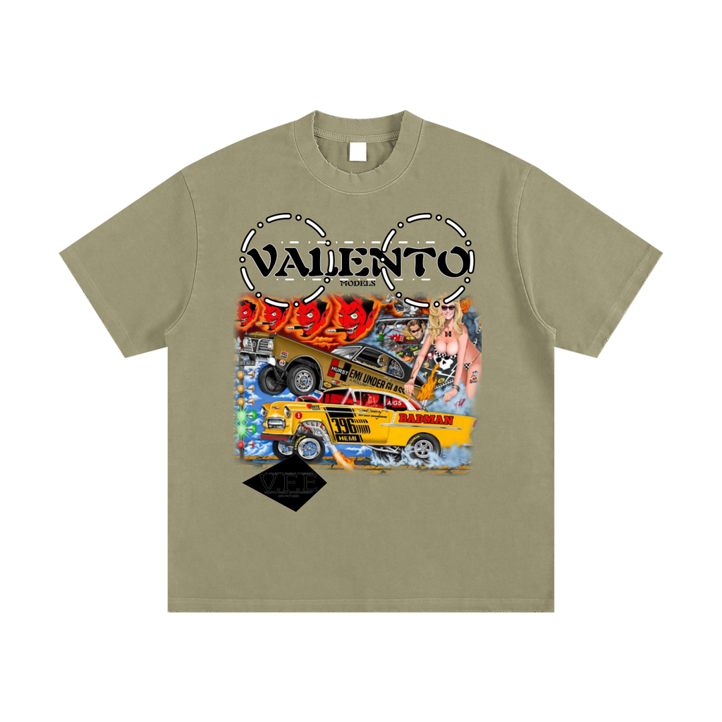 Heavyweight Vintage Washed Frayed T-Shirt