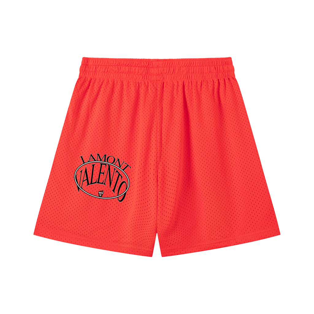 Mesh Drawstring Shorts