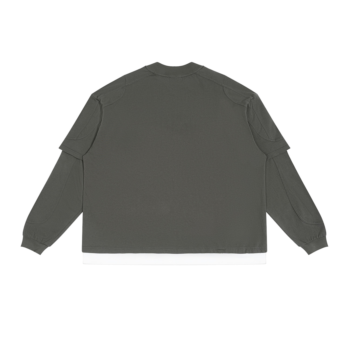 V Paneled Layer Color Block T-Shirt