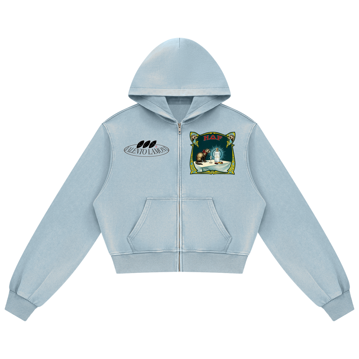 Women's Mineral Wash Full Zip Hoodie