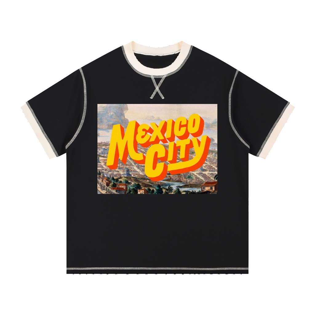 Unisex Contrast-Stitched Ringer T-Shirt