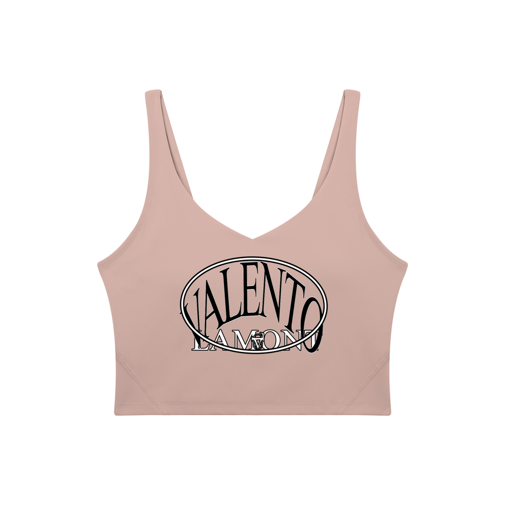 Women's V-Neck Yoga Sports Bra