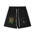 Mesh Drawstring Shorts