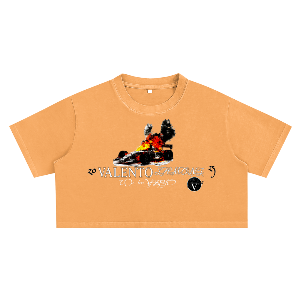 Snow Washed Crop Top