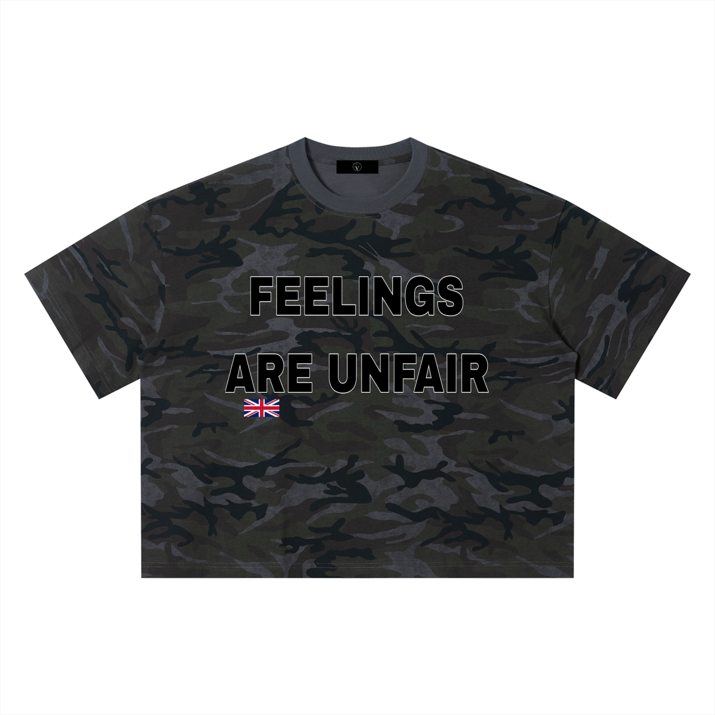 Unisex Camo Boxy T-Shirt