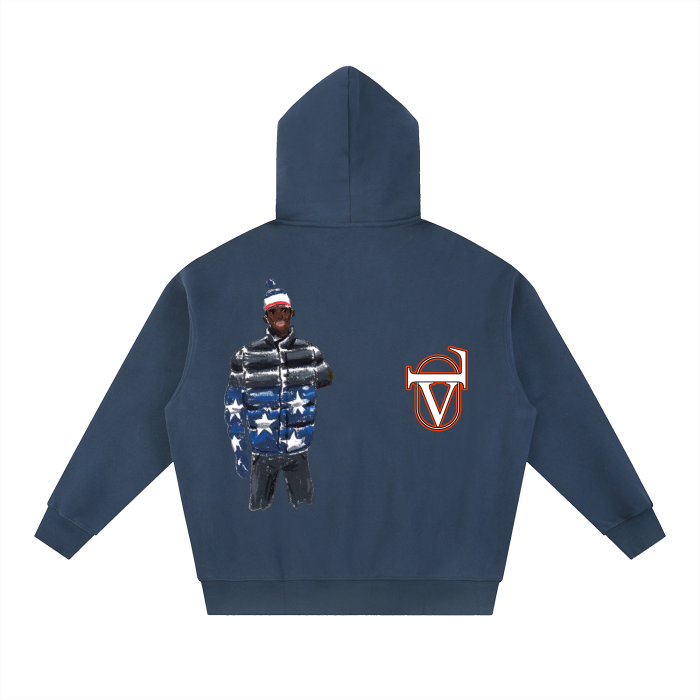 Essential Oversized Fleece Boxy Hoodie