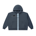 V Oversized Chunky-Zip Boxy Hoodie