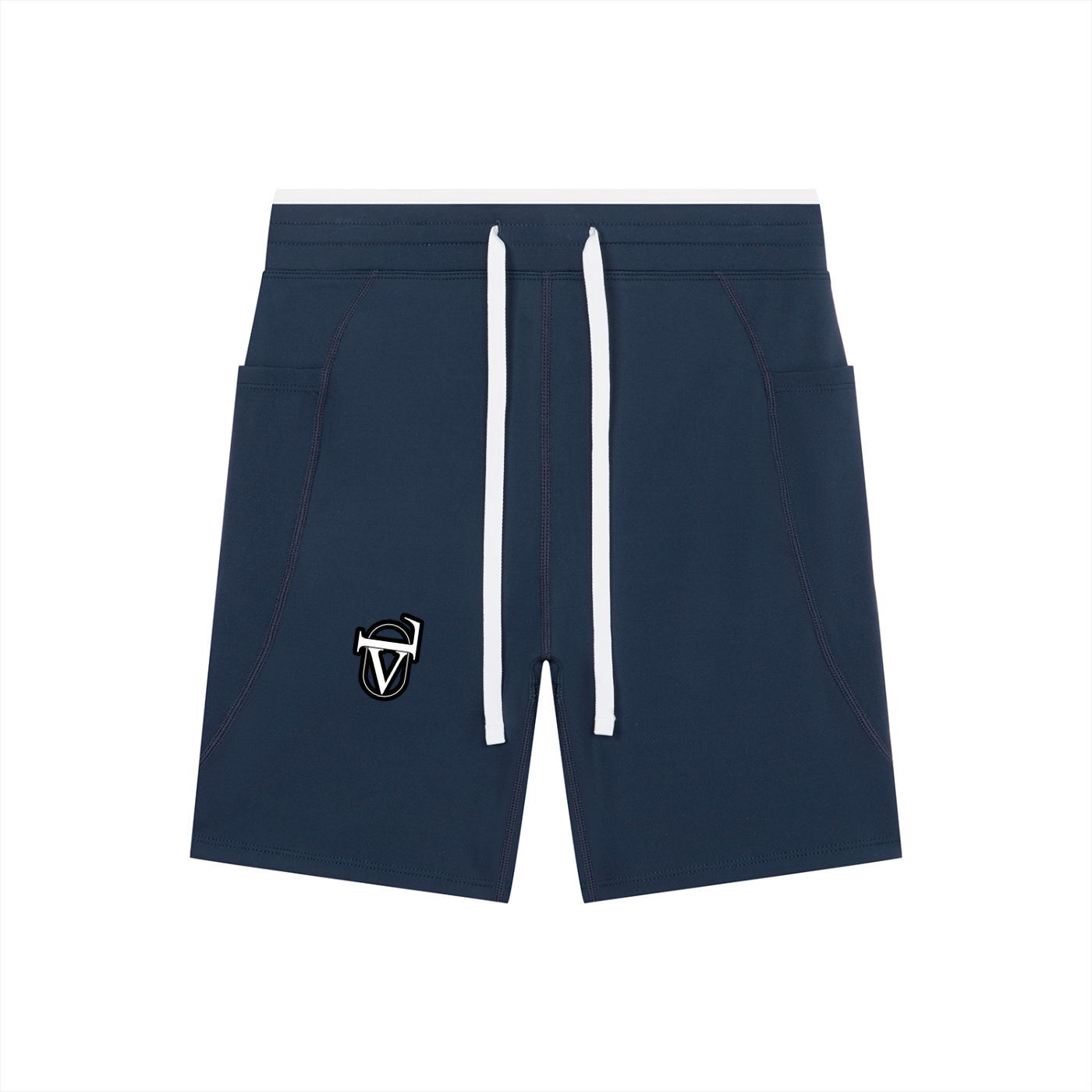 Women's High Rise Color Block Yoga Shorts