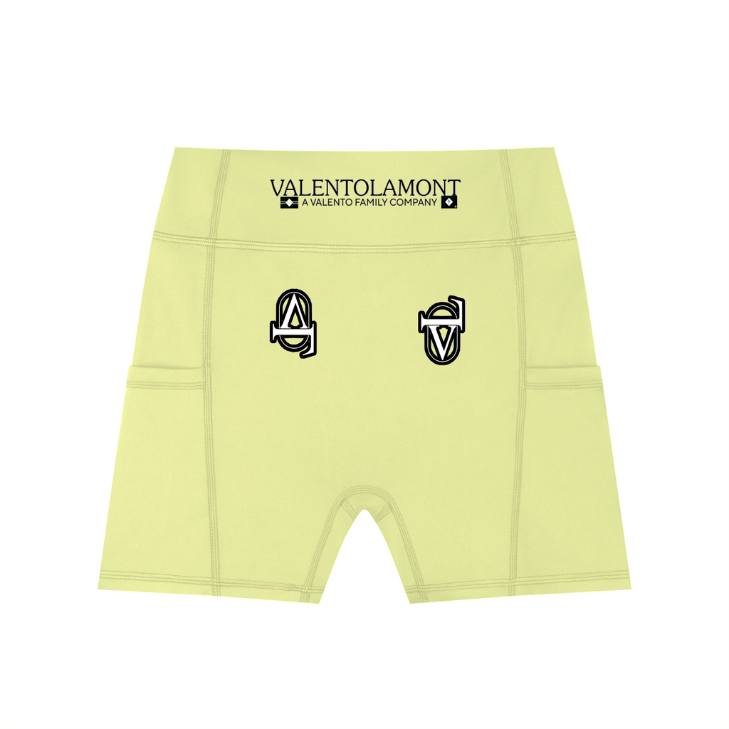 Women's High-Waisted Pocket Biker Shorts