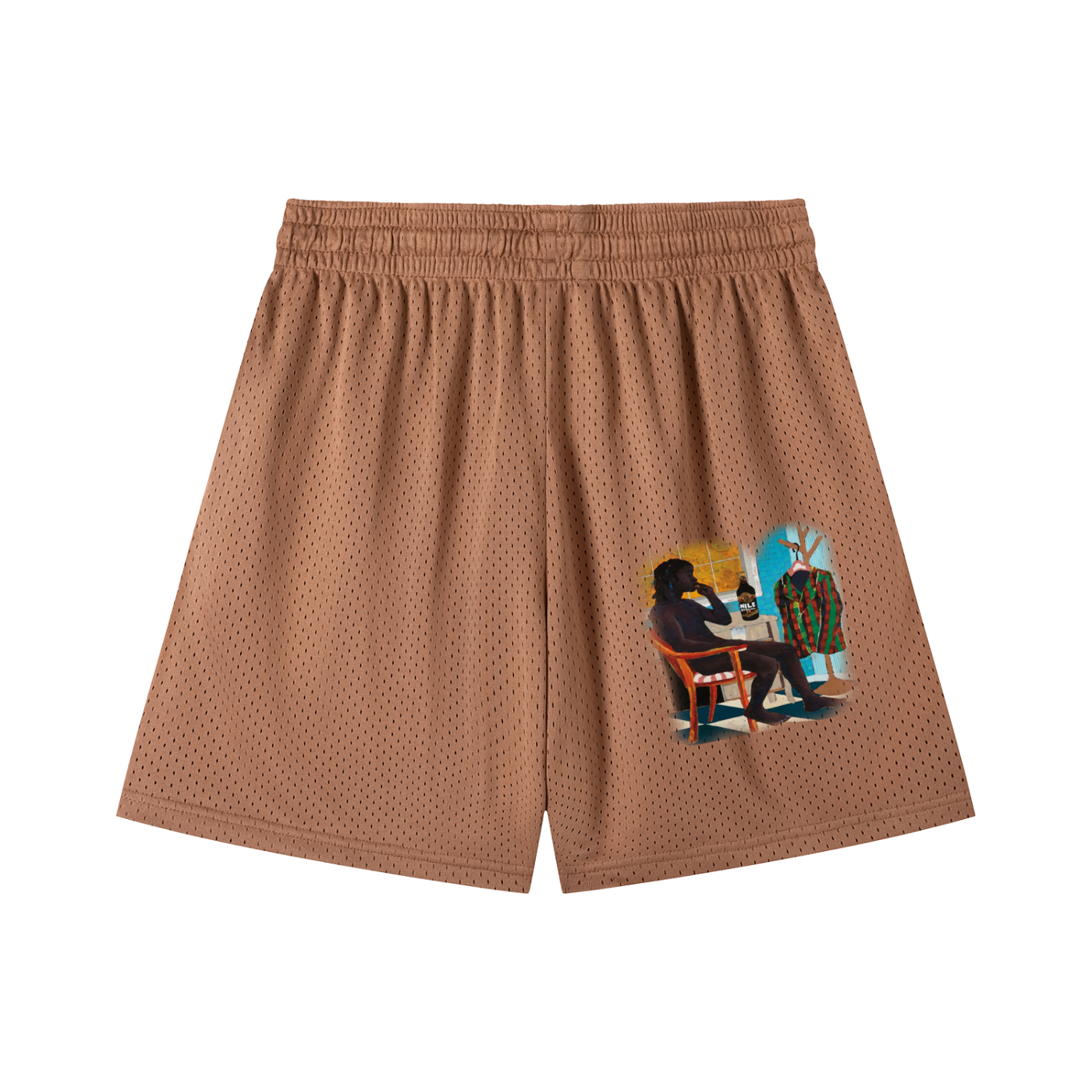 Mesh Drawstring Shorts