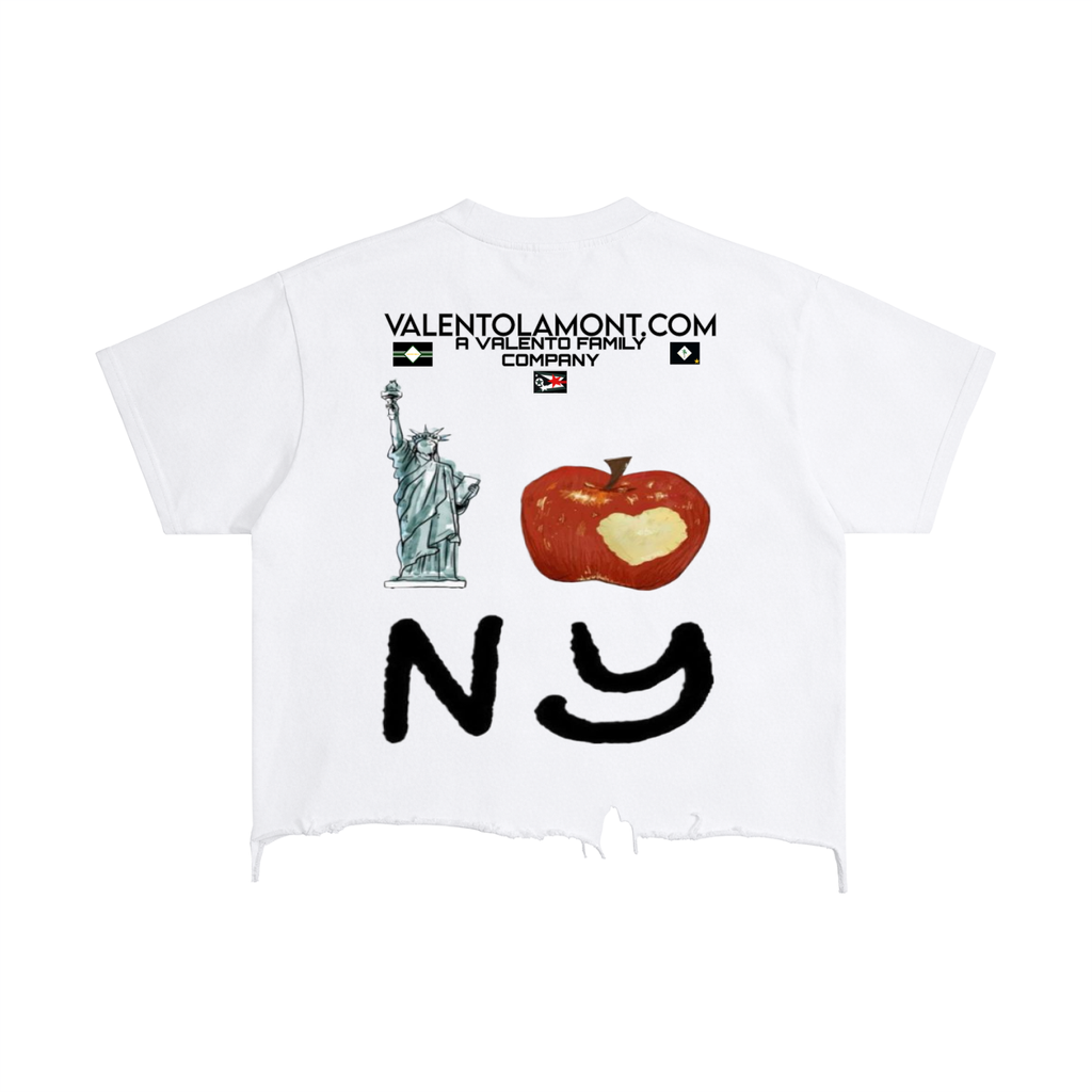 Vintage Wash Boxy Distressed Hem T-Shirt