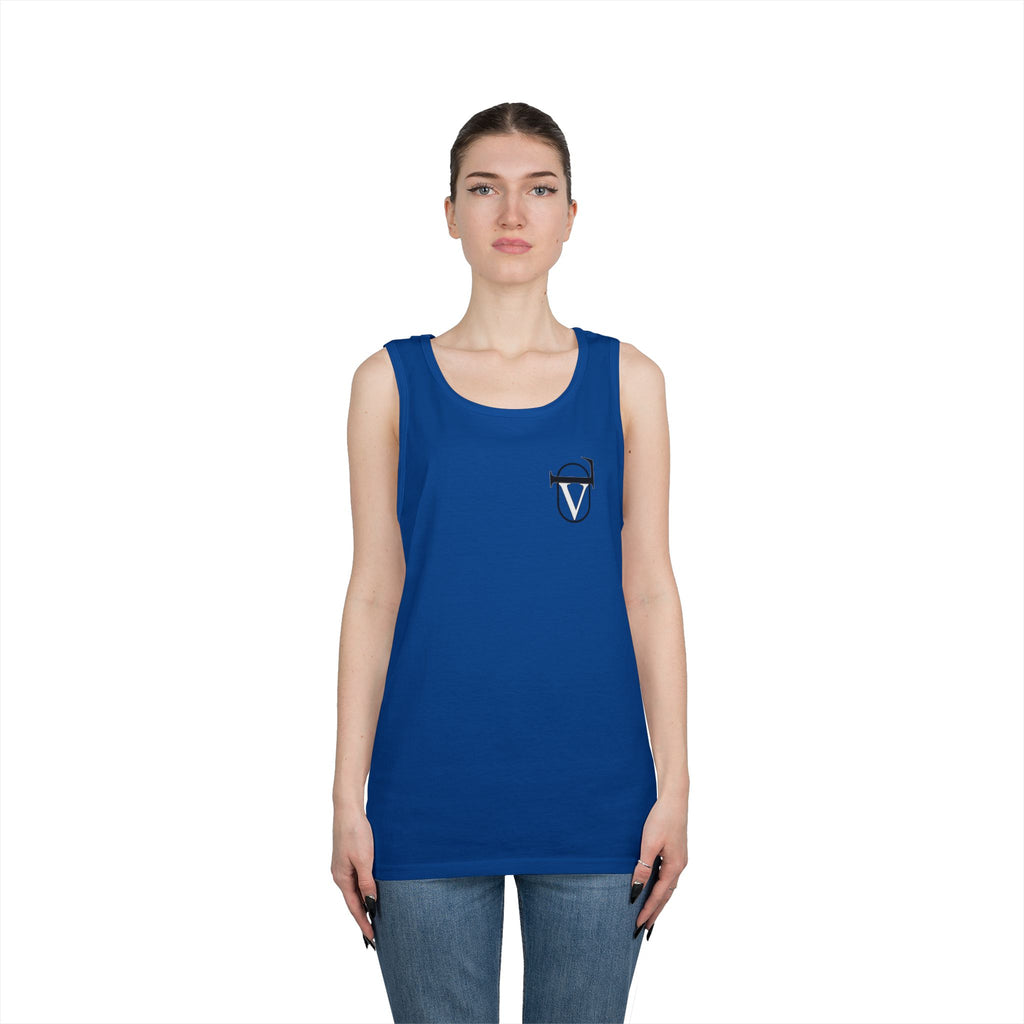 Unisex Heavy Cotton Tank Top - Comfortable Graphic Sleeveless Tee for Casual Wear, Summer Events, Gym, and Gifts
