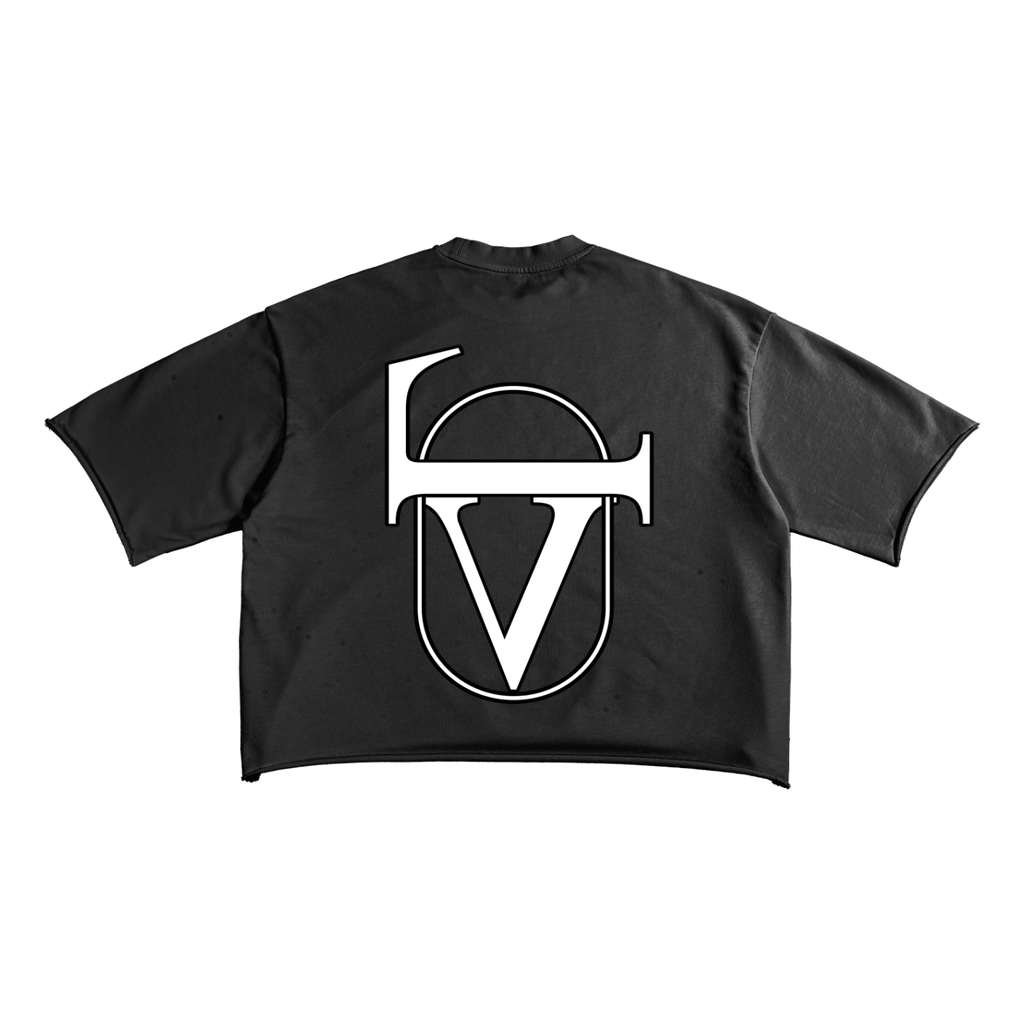 French Terry Raw Edge T-Shirt