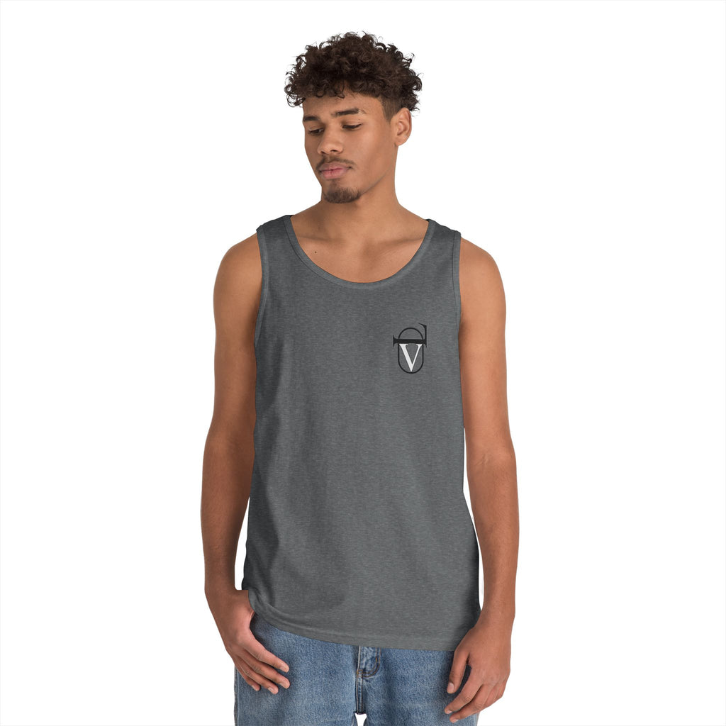 Unisex Heavy Cotton Tank Top - Comfortable Graphic Sleeveless Tee for Casual Wear, Summer Events, Gym, and Gifts