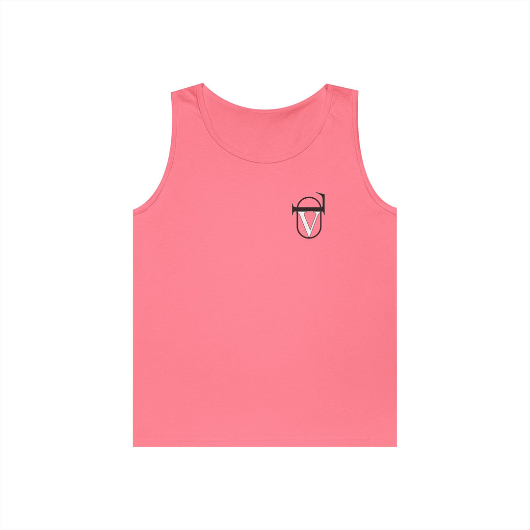Unisex Heavy Cotton Tank Top - Comfortable Graphic Sleeveless Tee for Casual Wear, Summer Events, Gym, and Gifts