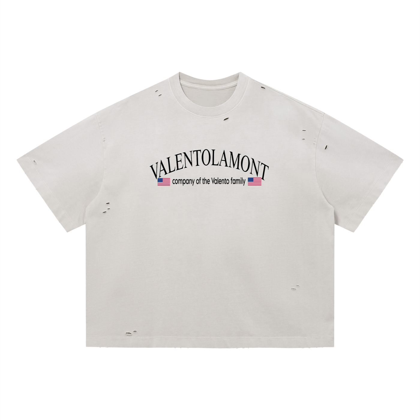 Vintage Washed Distressed Boxy Oversized T-Shirt