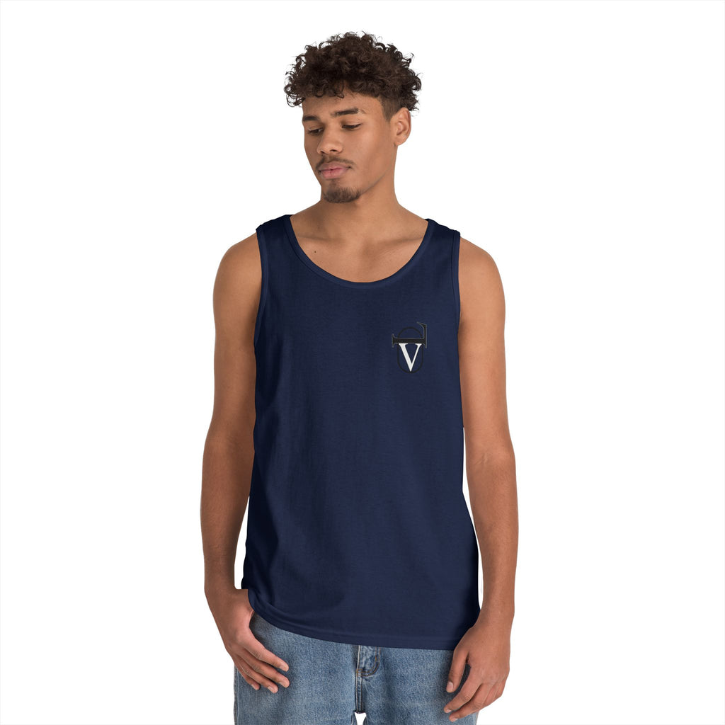 Unisex Heavy Cotton Tank Top - Comfortable Graphic Sleeveless Tee for Casual Wear, Summer Events, Gym, and Gifts